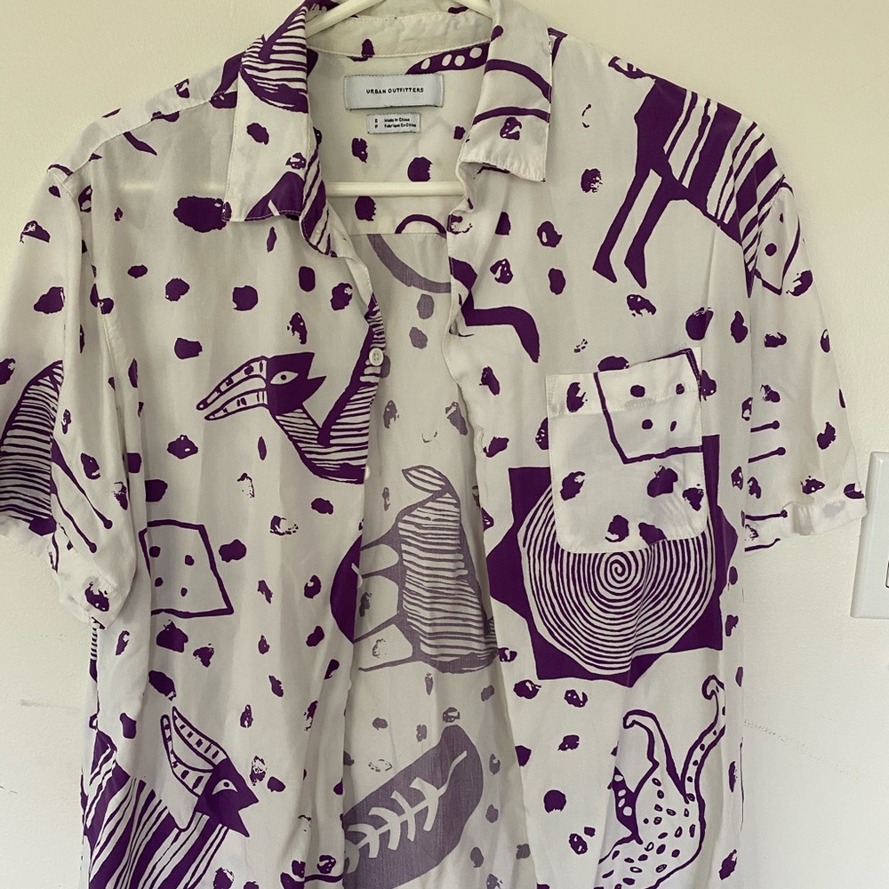 Funky urban button up